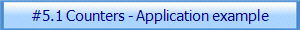#5.1 Counters - Application example