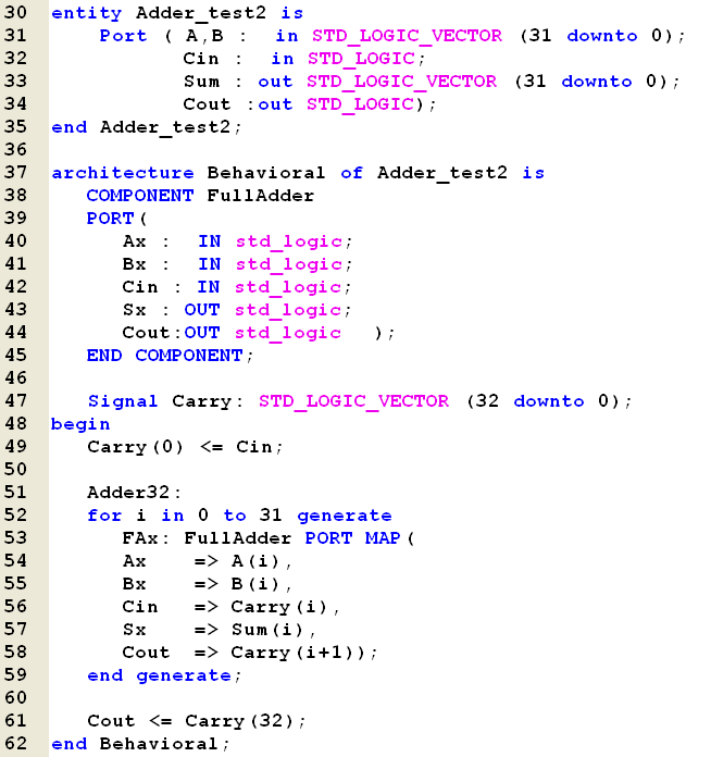 vhdl code for 3 bit ripple counter